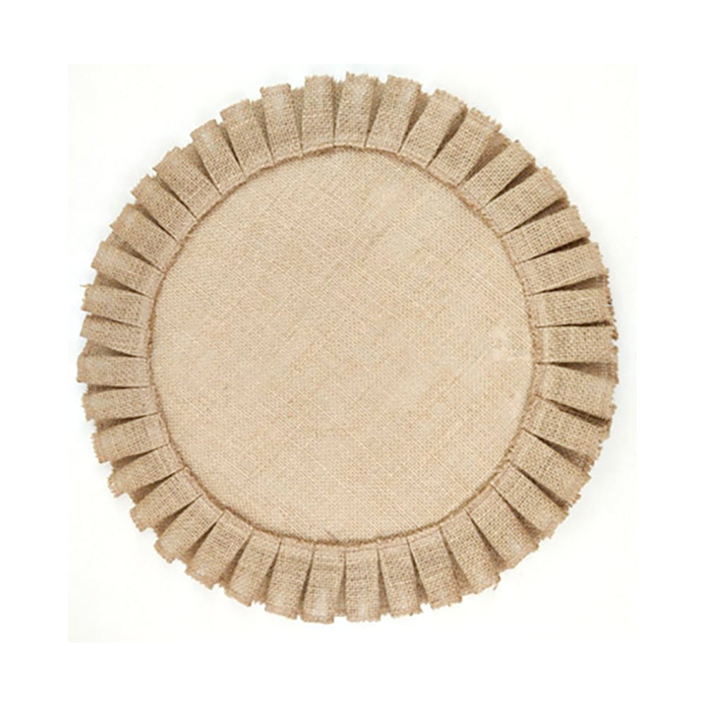 burlap placemat