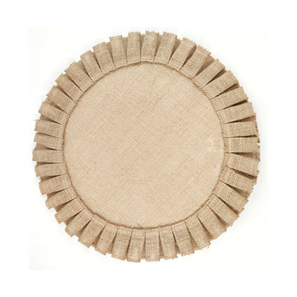 burlap placemat