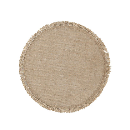 burlap placemat