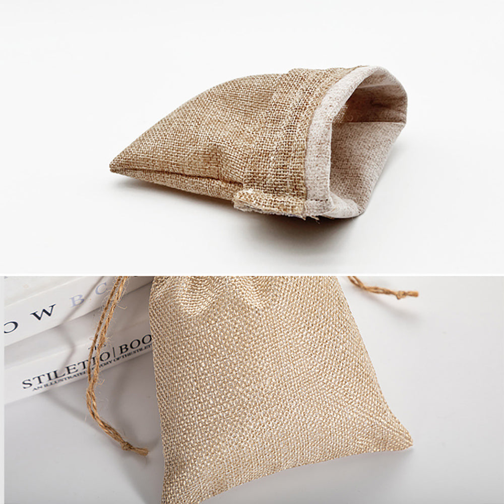 Burlap Gift Wrap Bags