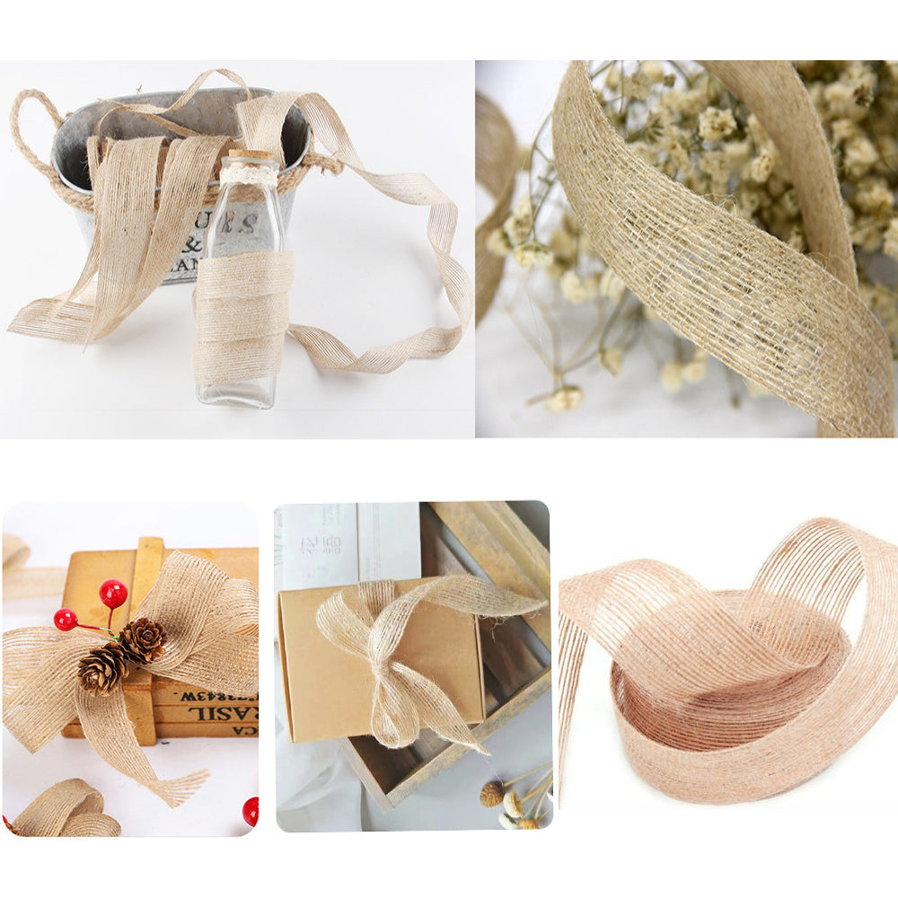 burlap ribbon