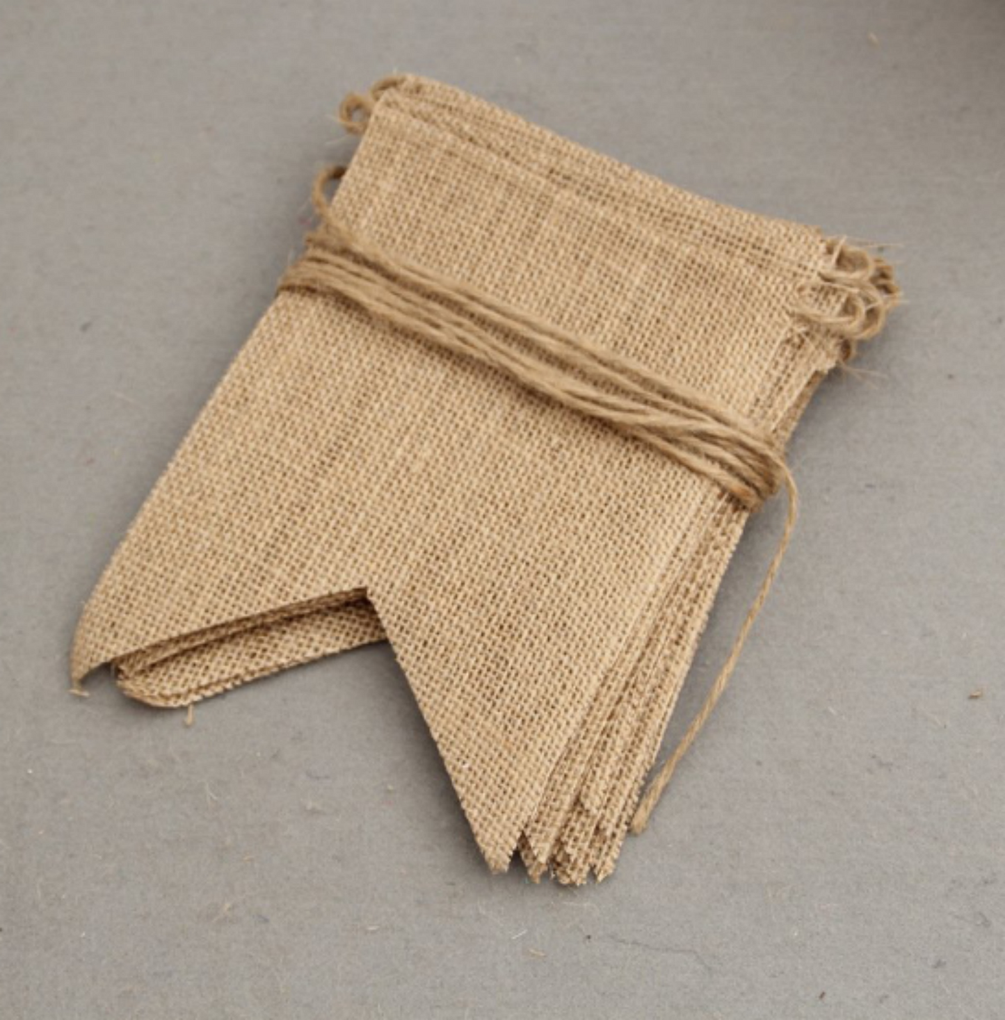 Burlap party banners