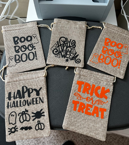 Burlap Gift Wrap Bags